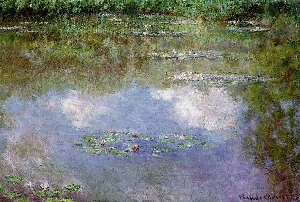 Monet_Wasserlilien_mit_Wolken (2)