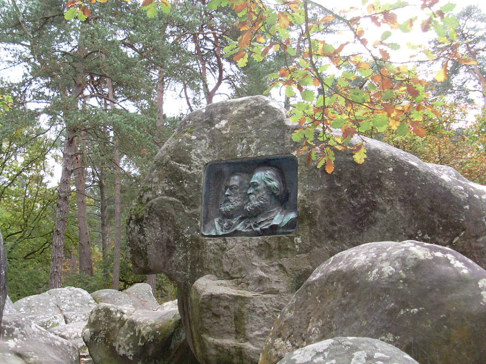 Rousseau-und-Millet-by Henri Chapu (2)